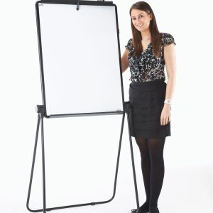 Flip Chart Easel with Whiteboard Magnetic Surface (tripod stand